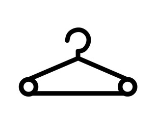 hanger icon vector with trendy design. clothes hanger icon