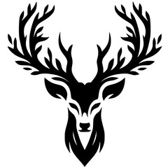 Deer head silhouette