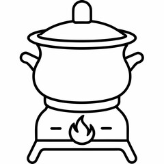 Russian stove art vector