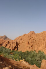 mountain oasis in morocco