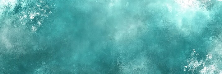 Obraz premium Abstract Teal Watercolor Background