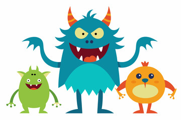 Monster Mash set art vector