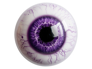 Purple eye iris