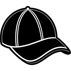 Baseball hat art vector illustration