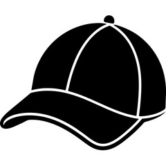 Baseball hat art vector illustration
