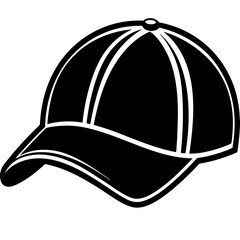 Baseball hat art vector illustration