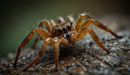 Close-Up of a Spider in Nature