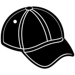 Baseball hat art vector illustration