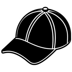 Baseball hat art vector illustration