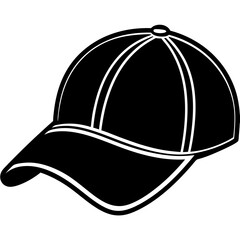 Baseball hat art vector illustration