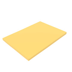 yellow paper document stack isolated
