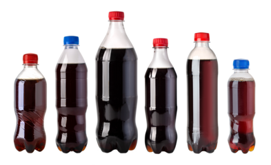 Cola bottles. Isolated