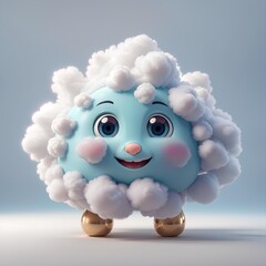 귀여운 구름 캐릭터