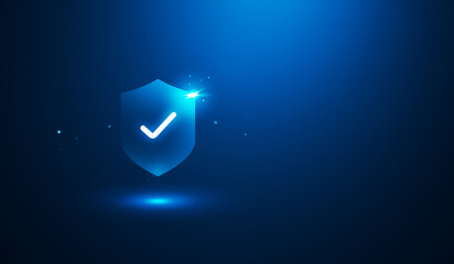 Certified business certificate approved sign or guarantee badge stamp icon on emblem shield check mark customer experience service background strategy warranty approval product quality label symbol.