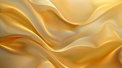 Obraz premium Elegant Organic Forms with Golden Gradient and Nostalgic Charm in Multi-layered Design. Natural and Fluid Shapes, Retro Aesthetic. Ideal for Contemporary Art and Design Projects.