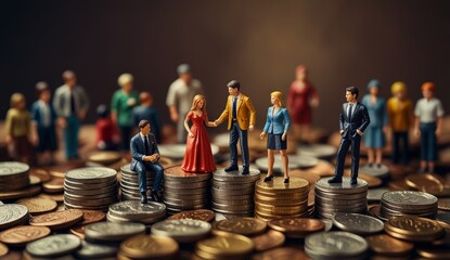 Figurines on Coins: Wealth and Growth
