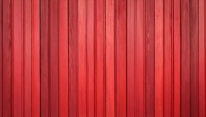 Vibrant Red Vertical Wooden Planks Providing Textured Background for Creative Designs