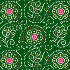 Seamless Bandhani Pattern Designs