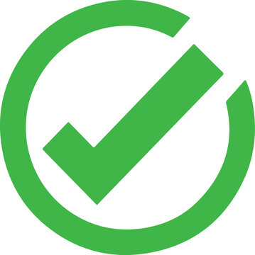 recommend clip art: Green checkmark icon symbols vector design. 