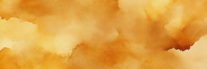 Abstract Watercolor Background in Warm Tones