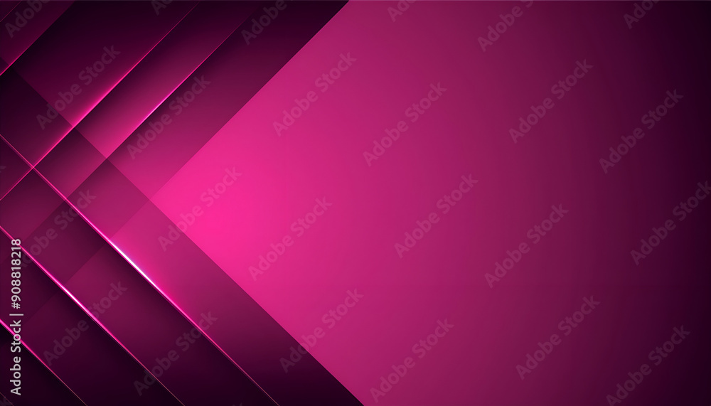 Poster dynamic abstract background design featuring bold pink lines and geometry at night