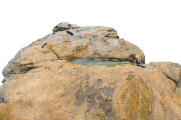 rock isolated on white background.