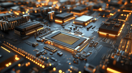 Cutting-Edge Computer Chips and Advanced Technology

