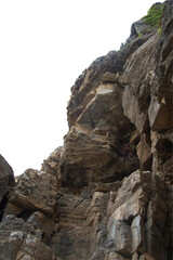 rock isolated on white background.