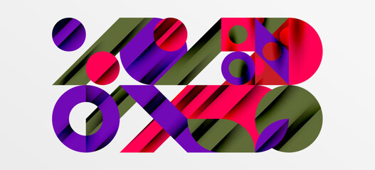 Geometric neo patterns. Abstract background for covers, banners, flyers and posters and other templates