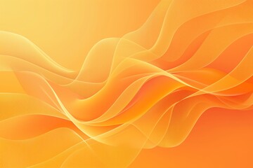 Obraz premium Abstract orange background with waves and lines
