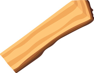 Timber icon. Cutted wood. Cartoon dry tree