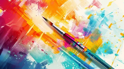 Abstract Art Design Concept Modern Contemporary Background for Business, Graphic, Work Concept, Art Design Concept, Retro, Office, Poster, Icon, Hand,