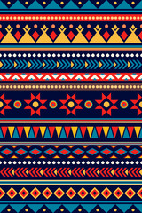 Geometric tribal pattern. Geometric tribal pattern fabric style. Geometric tribal pattern design for clothing, textile, wrapping, background, wallpaper, carpet, embroidery