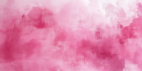Fototapeta premium Abstract Watercolor Painting in Pink and White Hues