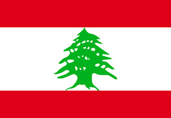 lebanon flag illustrator country flags