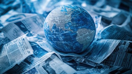 Global News, World News, Headlines, Globe, Newspaper