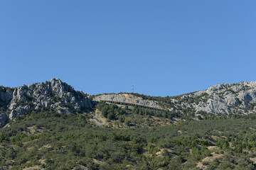 The surroundings of Laspinskaya Bay on the Southern coast of Crimea