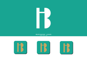 BI, IB, B, I, Abstract Letters Logo Monogram