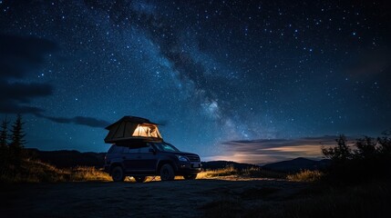 Camping Under the Milky Way