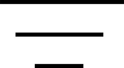 Fototapeta premium Bars filter, interface icon