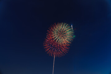 手賀沼花火大会の花火