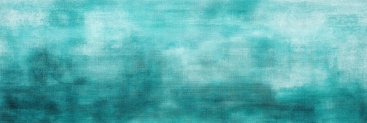 Abstract Turquoise Watercolor Background