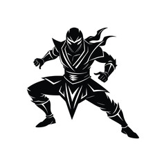 ninja style silhouette
