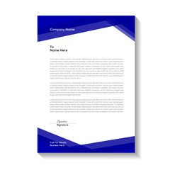Creative and modern Letterhead design.