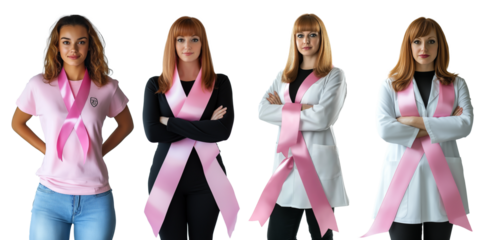 Breast Cancer Model, Transparent Background
