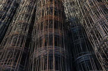 Steel mesh rolls for construction