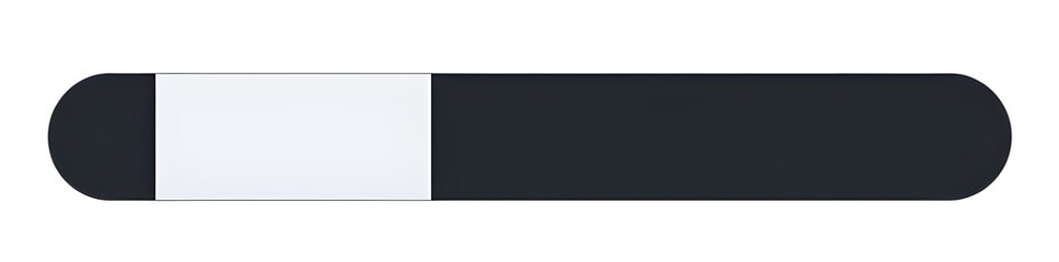 A simple, minimalistic horizontal bar icon in black on a white background, in the vector style, with no shadows, in the flat design style, using simple shapes, in the vector art style, with flat color