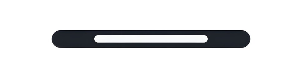 Obraz premium A simple, minimalistic horizontal bar icon in black on a white background, in the vector style, with no shadows, in the flat design style, using simple shapes, in the vector art style, with flat color