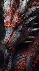 Dragon Scales. Detailed texture inspired by mythical creatures concept