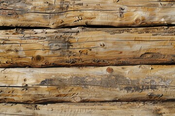 Earthy Woodland Elegance. Textural beauty of a detailed log against a plain backdrop